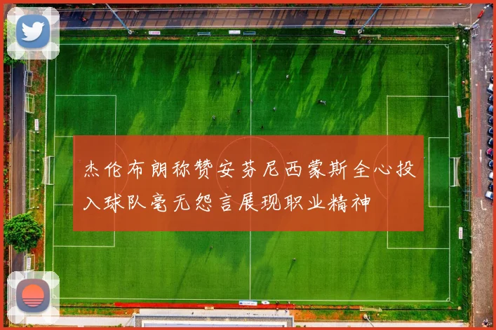 杰伦布朗称赞安芬尼西蒙斯全心投入球队毫无怨言展现职业精神